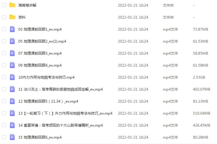 猿辅导高中地理网课资源22年高三地理【崔亚飞】A+教学课程，24.23G学习资料百度网盘资源打包下载