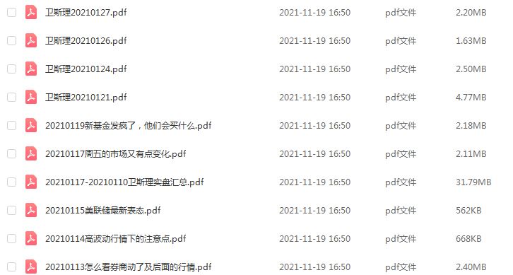 【2021年丨合集】卫斯理丨锦衣卫教你如何炒股教程，百度网盘资源打包下载