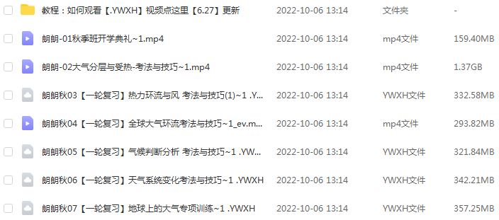 猿辅导23年朗朗高三地理【秋季班】视频教程+讲义