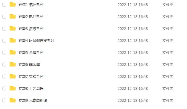 23年高中化学网课教程2023木子高三化学一轮复习视频教程