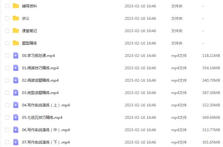 22年高考英语网课教程作业帮2022张亮高三英语复习视频教程+讲义尖端班（寒假班+春季班）