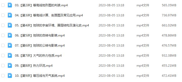 2024张艳平高三地理课程张艳平24年高考地理一轮复（上）习网课教程