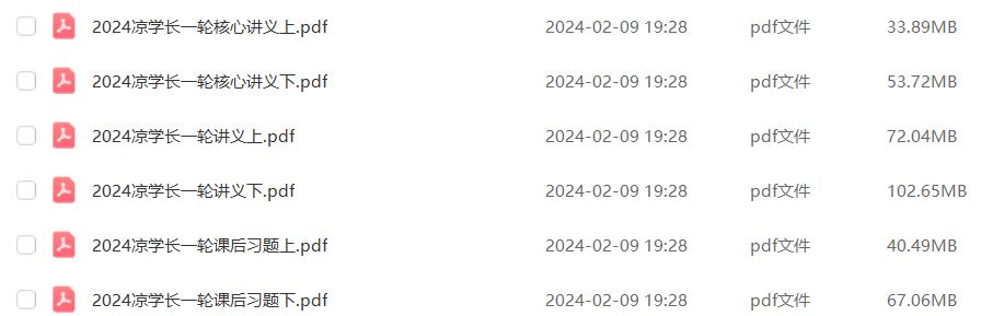 2024凉学长高考数学讲义一轮复习+课后习题