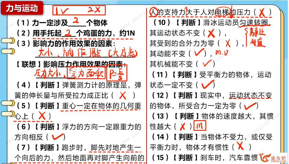 2022高途初三物理中考冲刺点睛班 10讲带讲义 百度网盘下载