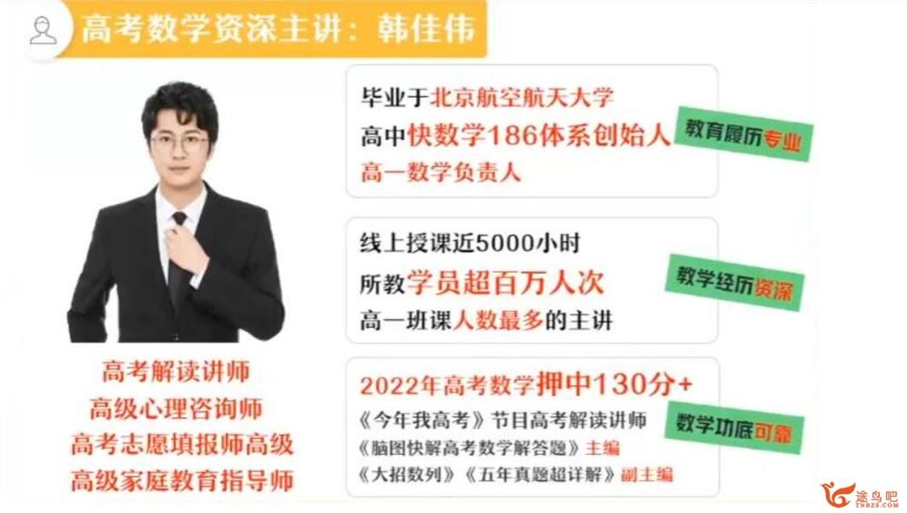 韩佳伟2023年高一数学春季尖端班 更新26讲带笔记 百度网盘下载