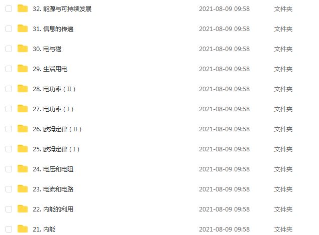 初中物理网课教程乐乐课堂物理教学视频