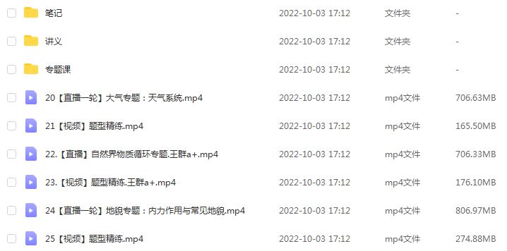 作业帮2023王群高三地理a+一轮复习视频教程+讲义（暑假班+秋季班）