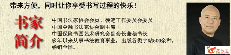 丁永康 中小学生硬笔行楷书练习指导 共20集高清视频教程