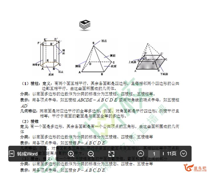 高中知识点总结 高一全科知识点总结百度云下载