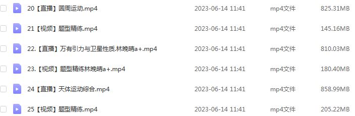2023作业帮高中物理【林婉晴】高三物理复习a+视频教程+讲义（暑假班）