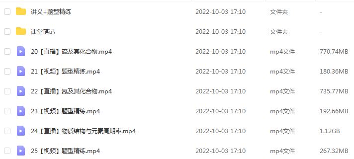 作业帮高考复习2023王瑾高三化学a全年班-视频教程+课堂笔记+讲义+密训课程（暑/秋/寒/春班）