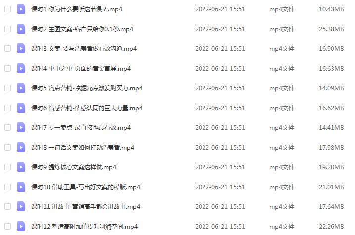 【何娜精品课】爆款文案视频教程，爆款文案打造爆款产品