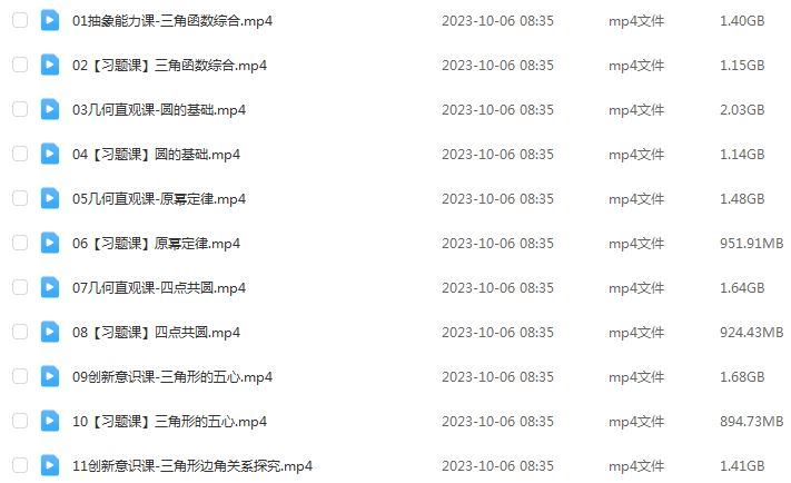 2024朱韬初三数学视频教程