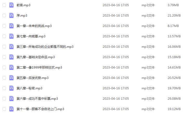 有声小说从0到1作者：[美] 彼得·蒂尔，[美] 布莱克·马斯特斯网盘打包下载