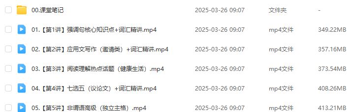 作业帮2025古蓉蓉高二英语a+下学期春季班