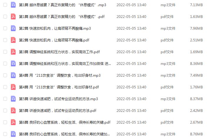 6节身体管理秘籍 摆脱疲惫/焦虑/肥胖的负面情绪网课教程