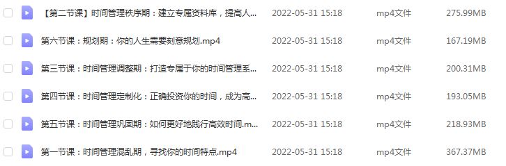 管理学网课教程Angie老师30天时间管理特训营