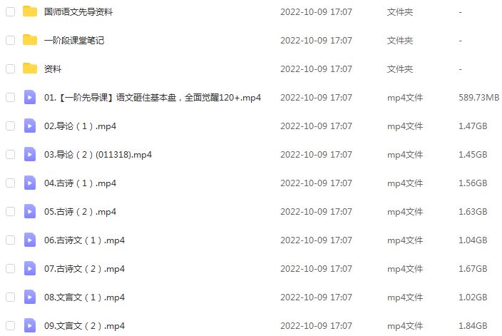 2023国家玮高三语文课程高考语文第一二三四阶段视频教程+讲义