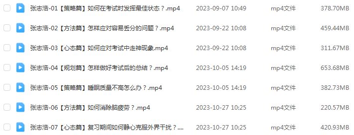 2024张志浩高三历史秋季班24年高考历史一轮复习视频教程