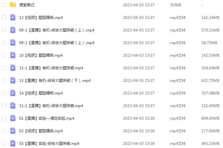 作业帮2023王瑾高三化学a寒春班23年高考化学二三轮复习视频教程+课堂笔记