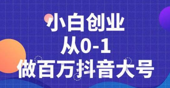 蛋解创业抖音短视频从0到1做百万大号百度云下载