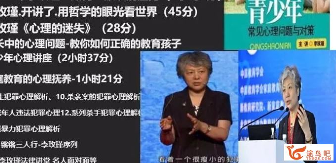 李玫瑾育儿心理学视频全集（51集）百度云下载